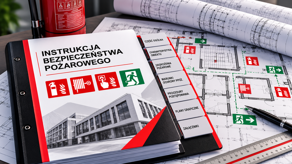 Instrukcja bezpieczeństwa pożarowego (IBP) – dokumentacja techniczna, plany ewakuacyjne i zabezpieczenia przeciwpożarowe